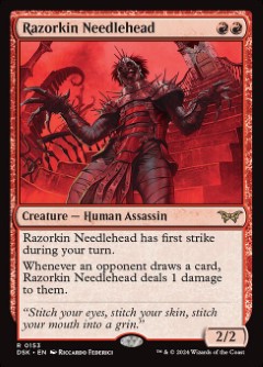 Razorkin Needlehead Duskmourn- House of Horror